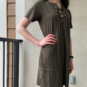 Satin Robinhood Dress